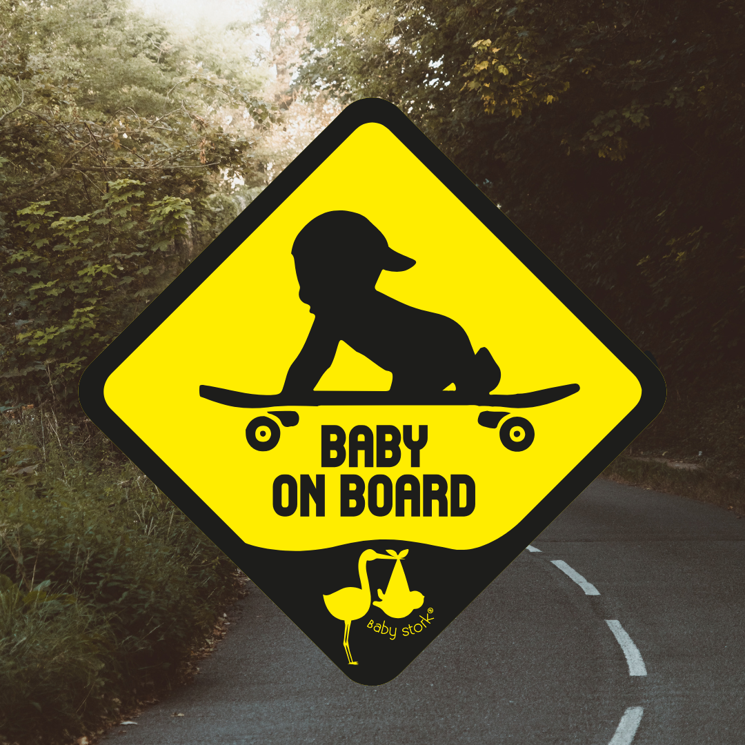 Sticker Vehículo Baby On Board (SKATE)