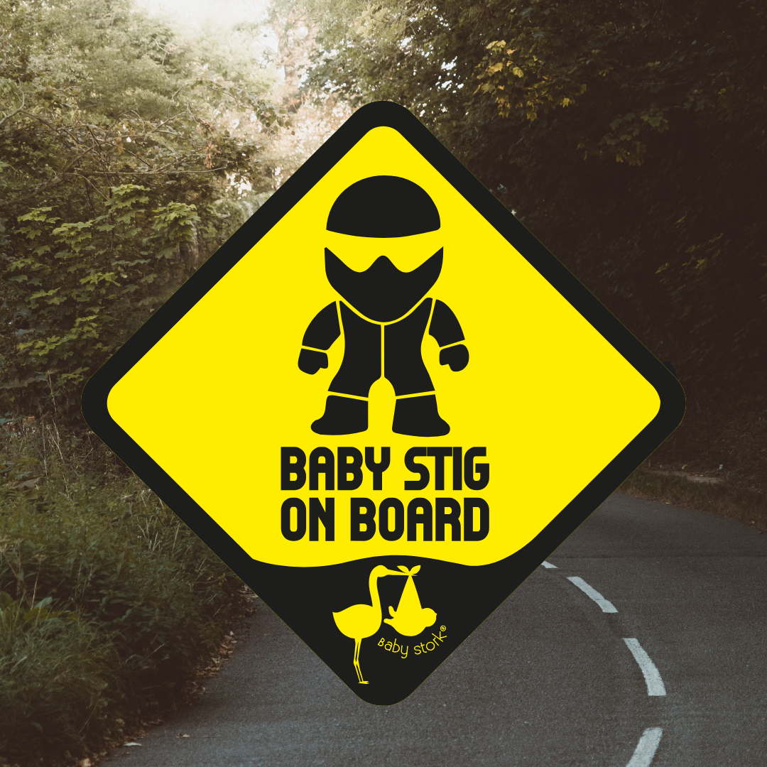 Sticker Vehículo Baby STIG On Board