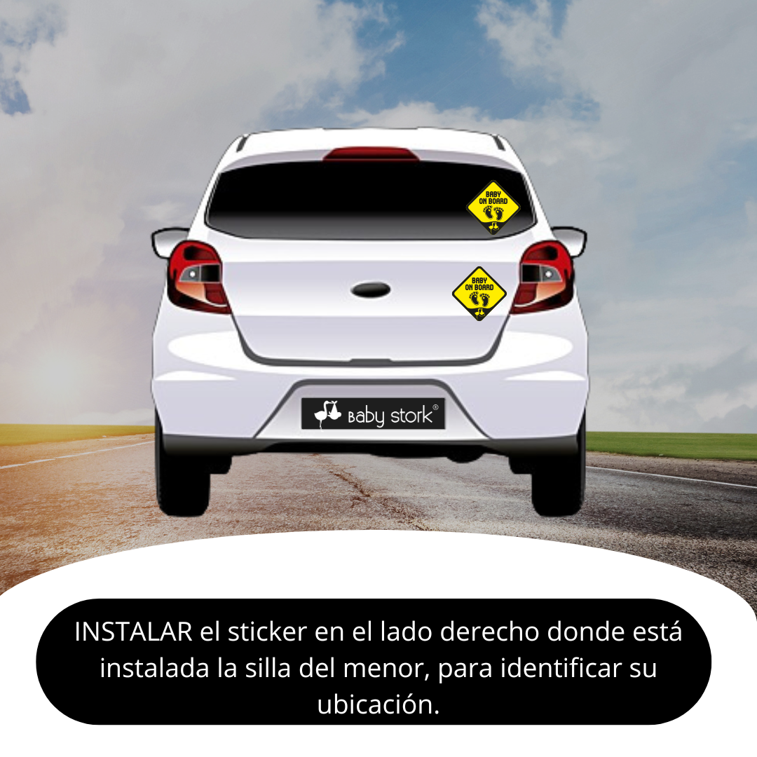 Sticker Vehículo Baby On Board